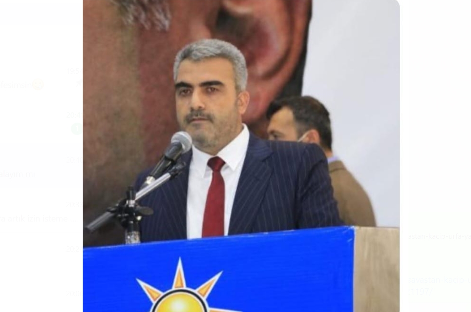 Şanlıurfa'da bir ilçe başkanı daha gitti!
