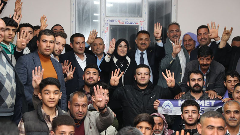 Eyyübiye’de aşiretlerden AK Parti ve Mehmet Kuş’a destek