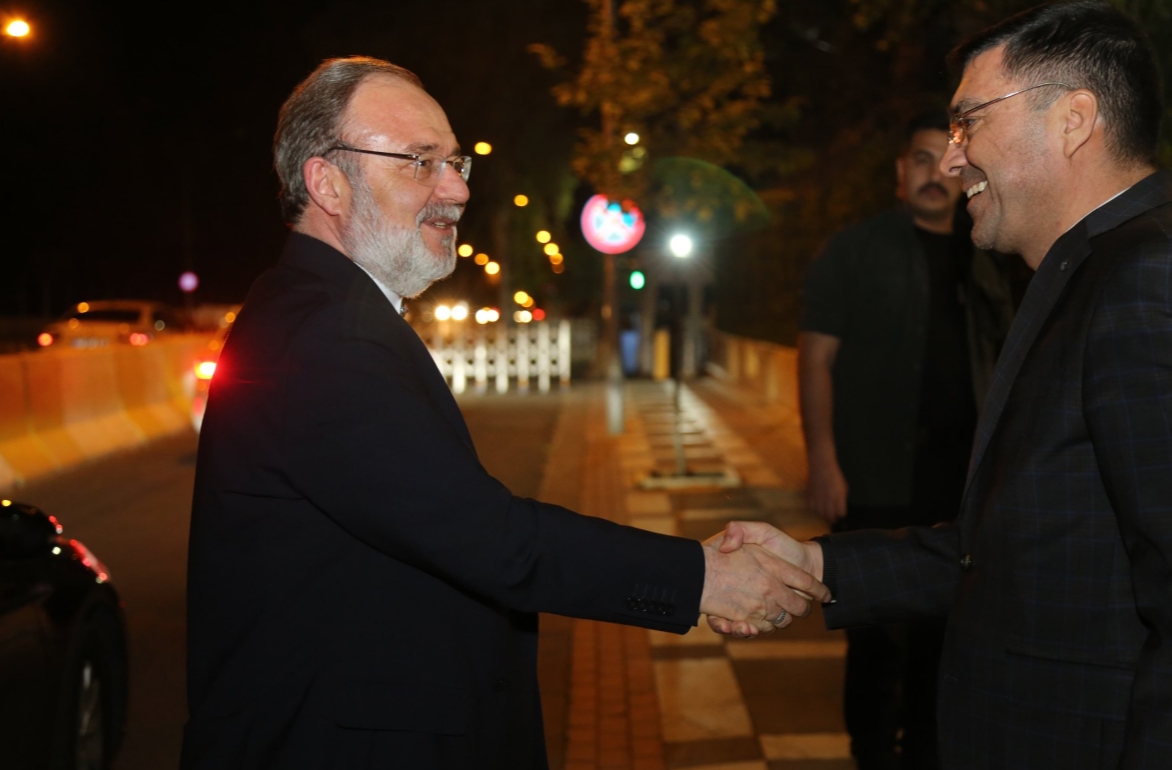 Diyanet İşleri eski Başkanı Şanlıurfa'da... Müdür Aksoy'a ziyaret