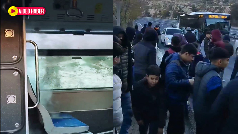 Şanlıurfa'da belediye otobüsünde sıcak antifriz paniği: Yolcular neye uğradığını şaşırdı