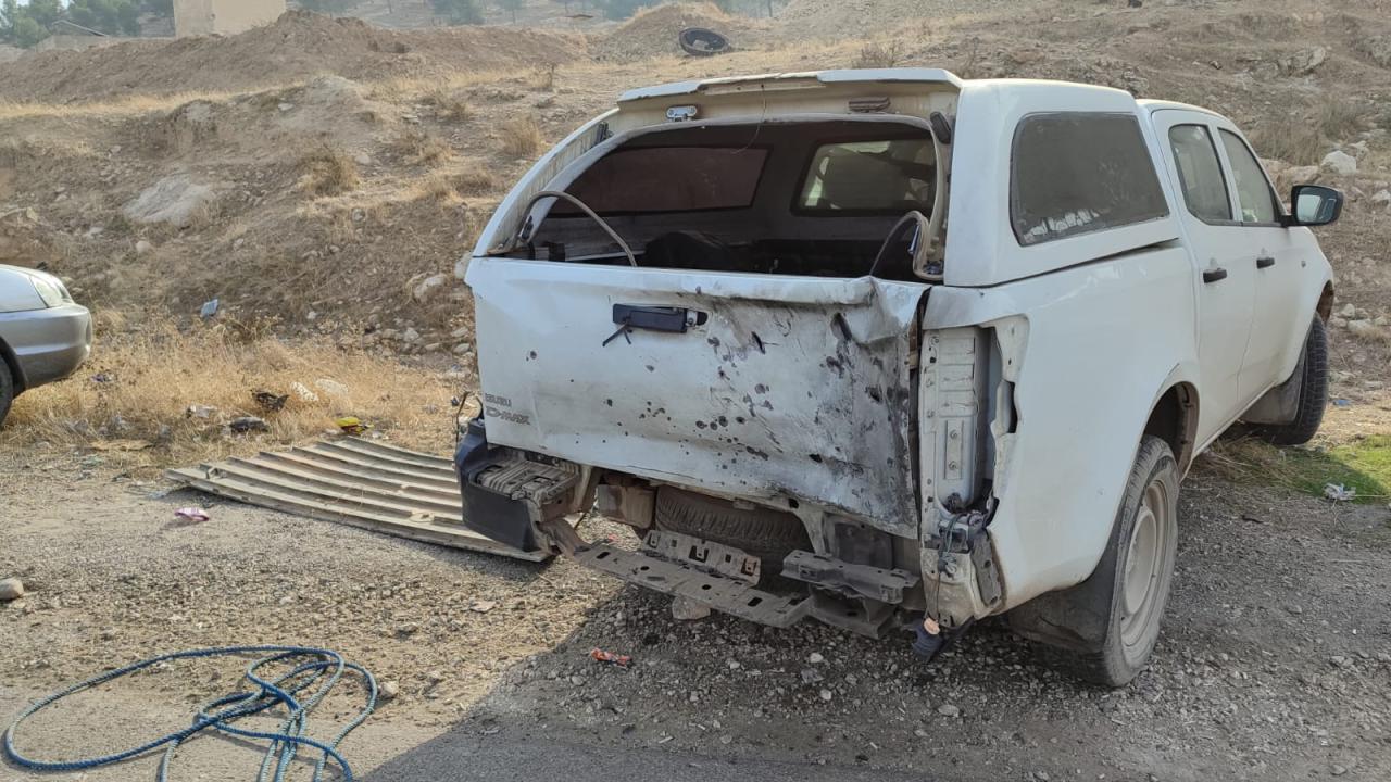 PKK/YPG TRT Haber ekibini bombalı drone ile hedef aldı