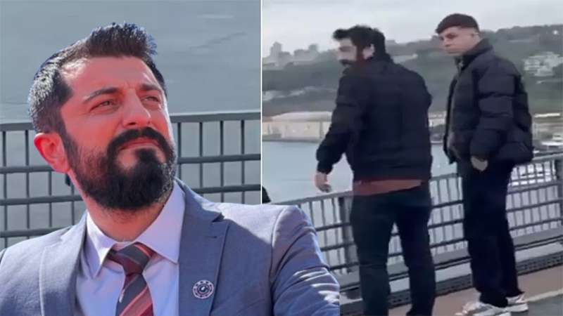 “Röportaj Adam” köprüde hayat kurtardı! İşte o anlar…