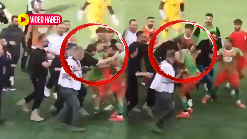Saha bir anda karıştı! Polis futbolcuya kafa attı iddiası