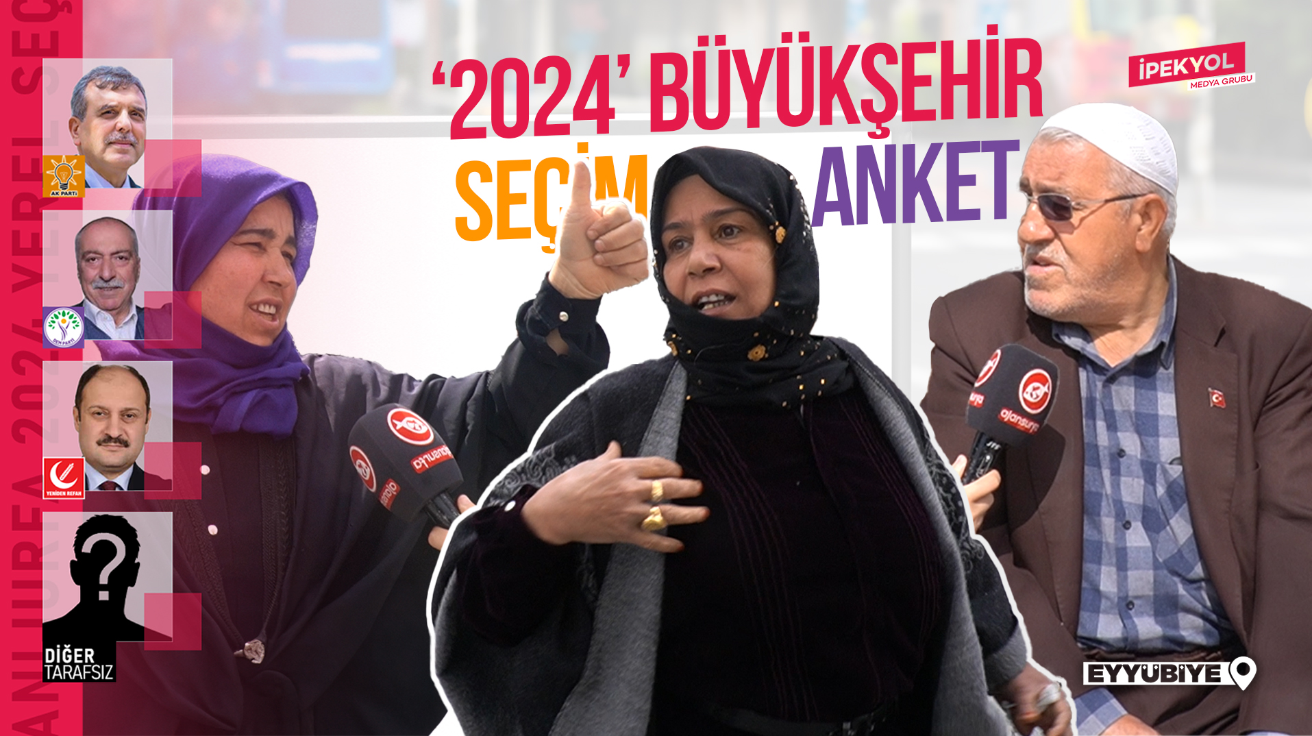 Şanlıurfa 'Eyyübiye' sayaçlı seçim anketi 2024! Büyükşehir'de hangi aday önde?