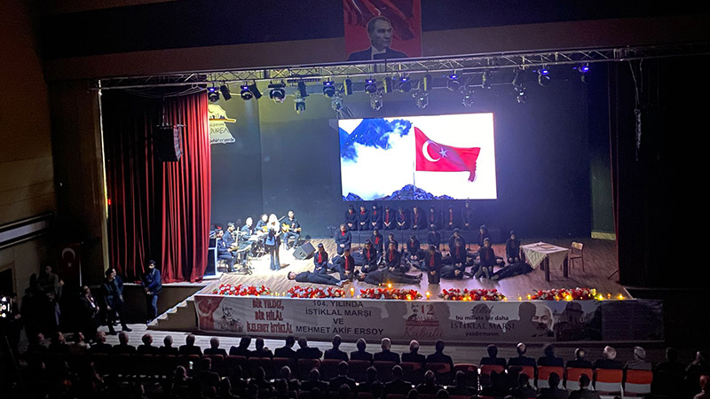 Şanlıurfa'da 12 Mart İstiklal Marşı'nın kabulü kutlandı