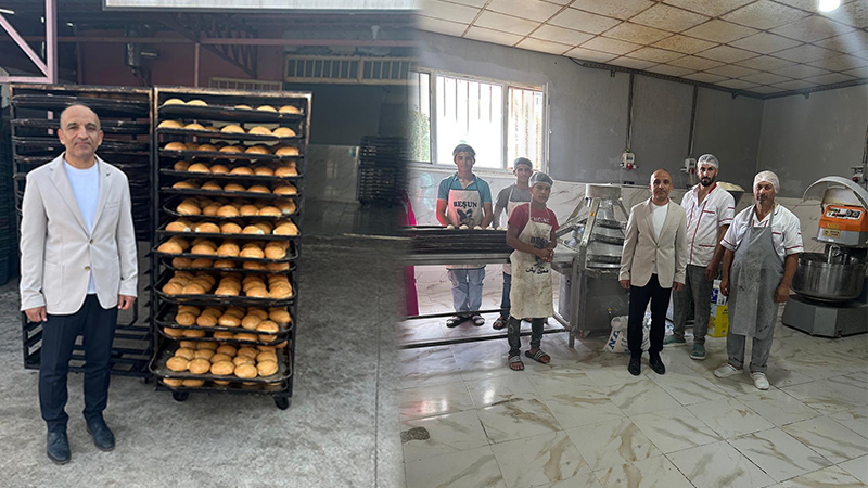 Burası okul değil resmen fabrika! Şanlıurfalı öğrenciler 6 milyon ekmek üretecek