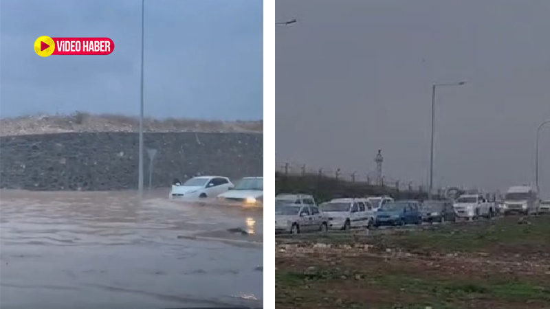 Şanlıurfa'da her yağmur sonrası aynı manzara: Kavşak yine sular altında kaldı!