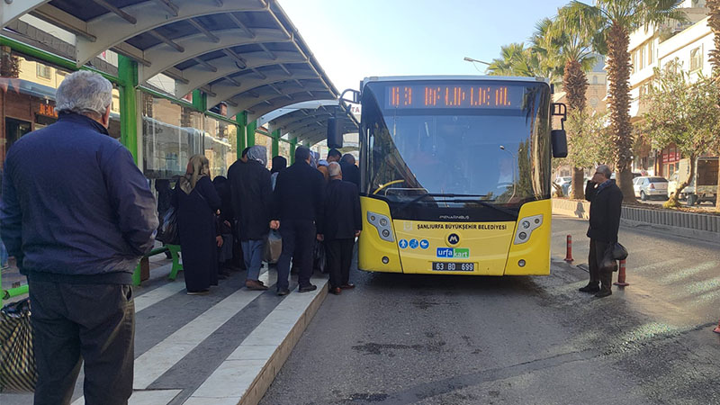 Şanlıurfa’da yılbaşında toplu taşıma ücretsiz mi?