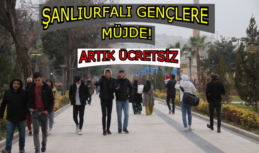 Şanlıurfalı gençlere müjde! Resmi Gazete’de yayımlandı, artık ücretsiz…