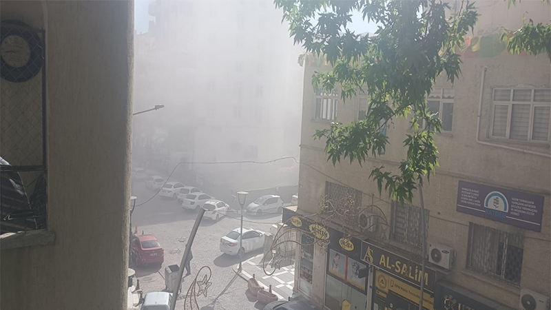 Şanlıurfa’nın göbeğinde ortalık toz duman! Göz gözü görmedi