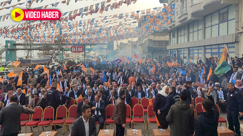 AK Parti Eyyübiye Seçim İrtibat Ofisi açıldı! Aşiretlerden gövde gösterisi