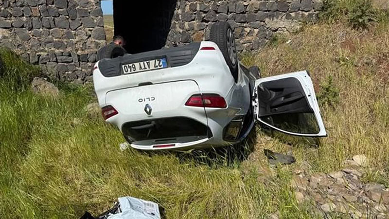 Şanlıurfa'da korkunç kaza! Kontrolden çıkan otomobil menfeze uçtu