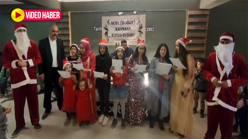 Şanlıurfa'daki Hristiyanlar Noel'i halaylı kutladı