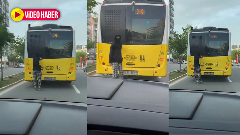 Şanlıurfa’da pes dedirten görüntüler! Hayatını hiçe saydı