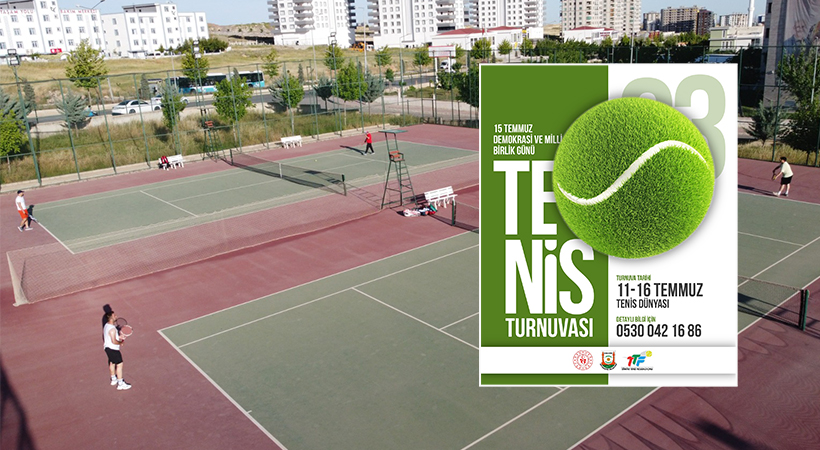 Büyükşehir’den Tenis Turnuvası