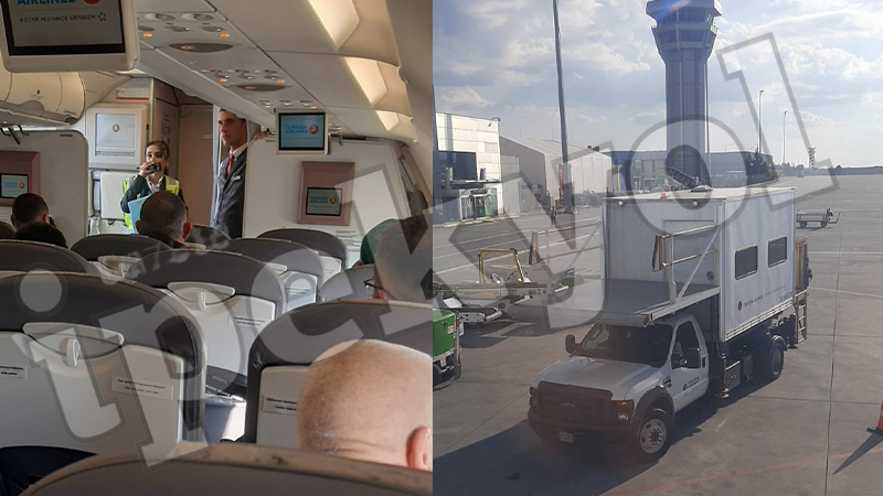 Şanlıurfa’da uçakta yolcu rahatsızlanınca uçak durduruldu