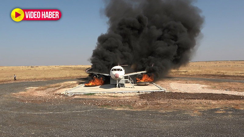 Urfa’da film sahnelerini aratmayan tatbikat