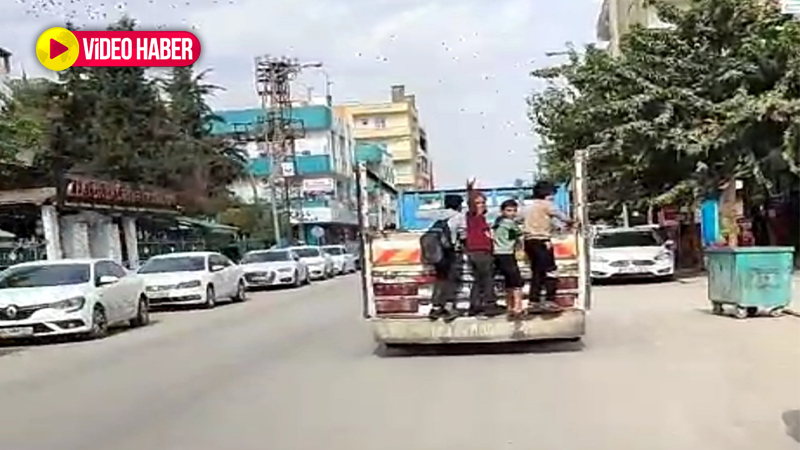 Urfa'da öğrencilerin tehlikeli yolculuğu