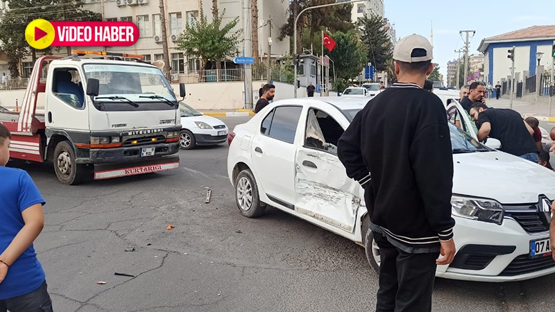 Urfa’da kırmızı ışık ihlali kaza getirdi! 1 yaralı