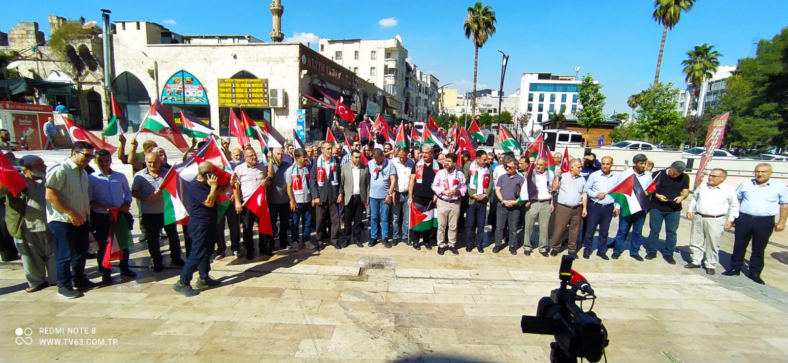 Urfa’da Filistin'e destek eylemi  "Bu zulüm bütün dünyayı saracak"