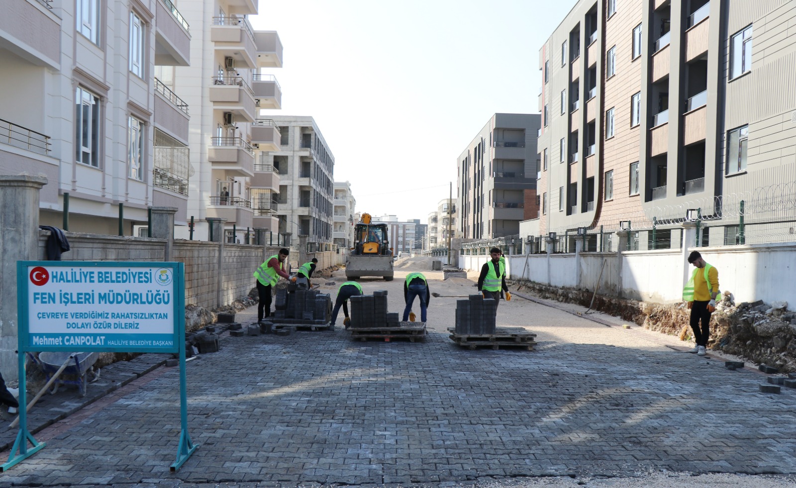 Haliliye’de altyapı çalışmaları devam ediyor