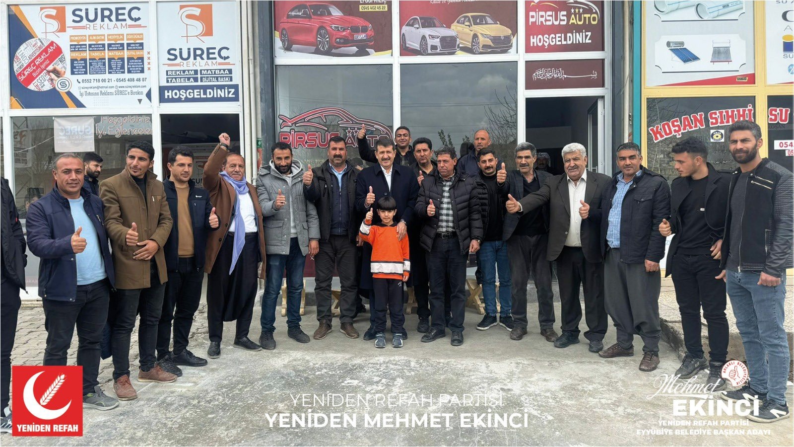 Mehmet Ekinci esnaf ve vatandaş ziyaretlerini sürdürüyor