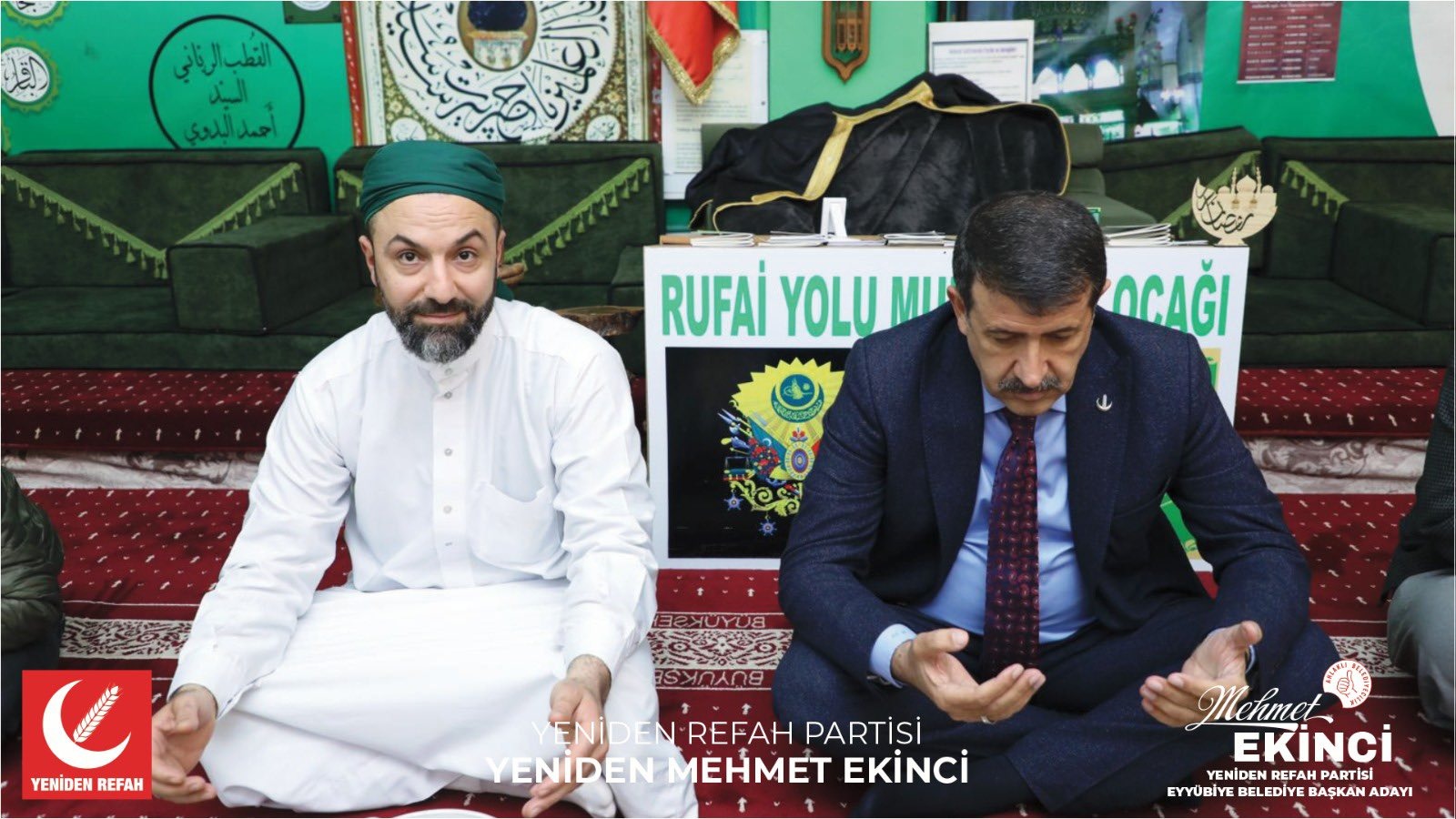 Mehmet Ekinci ilim eğitimi alan talebelerle iftar açtı