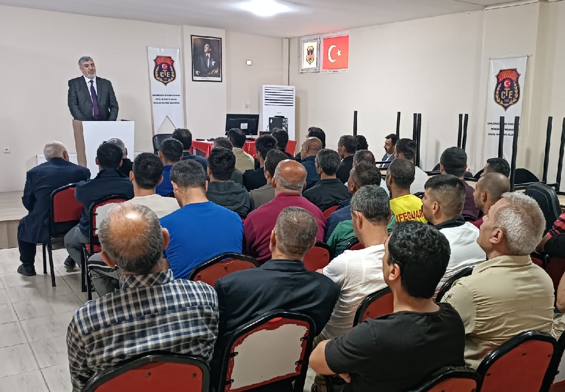 Şanlıurfa’da mahkumlara bağımlılık semineri