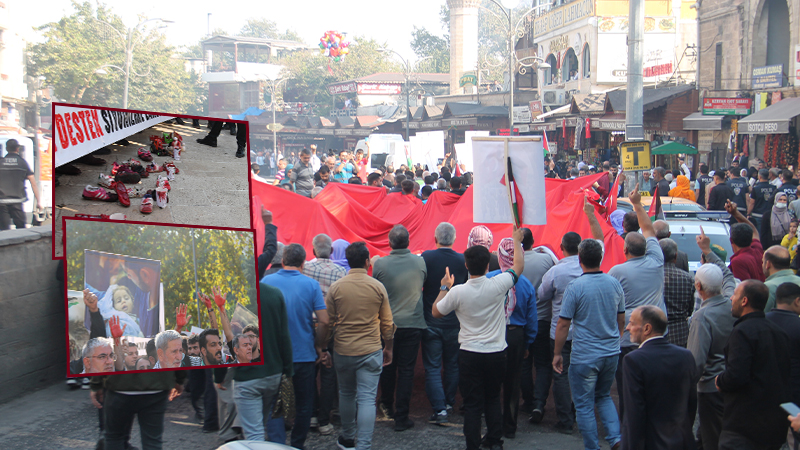 Şanlıurfa’da kanlı İsrail protestosu